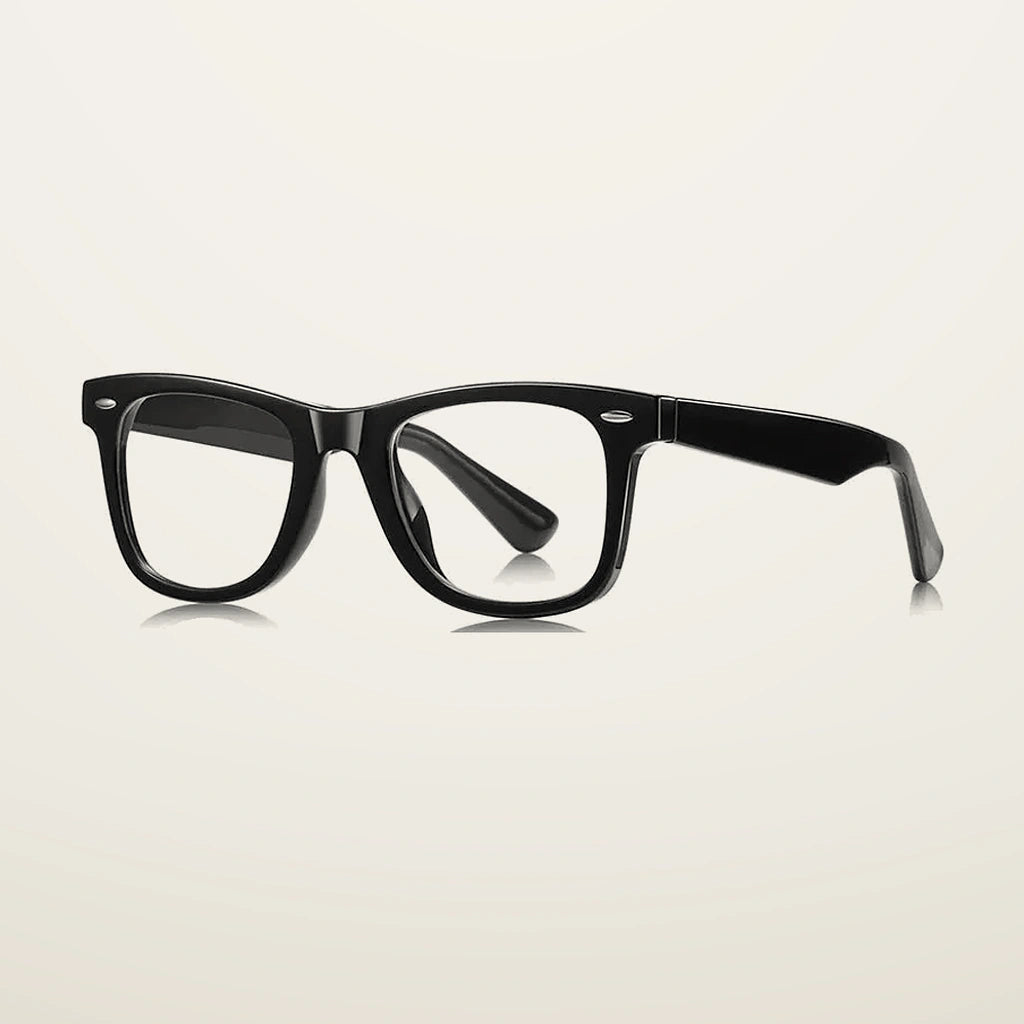 Gatenac Unisex Full Rim Square Tr 90 Titanium Reading Glasses Gxyj9028 - C1