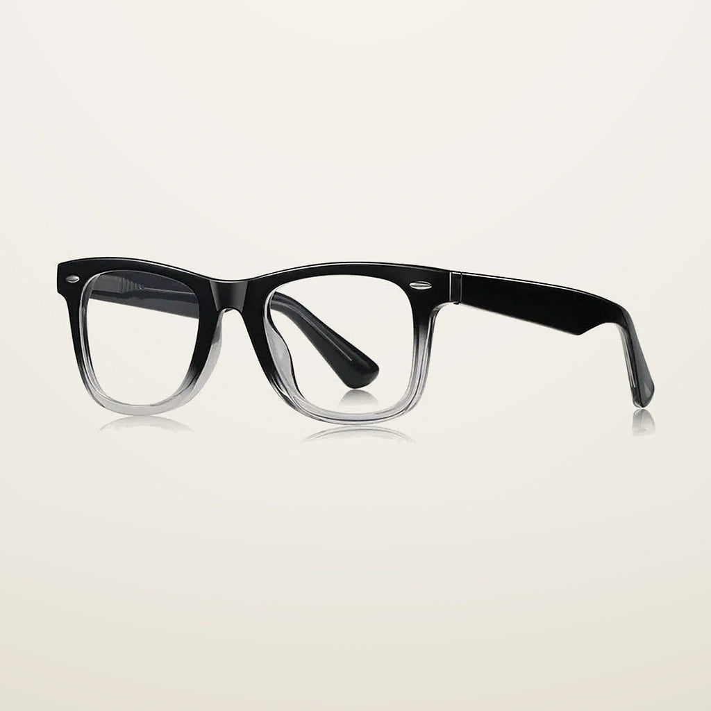 Gatenac Unisex Full Rim Square Tr 90 Titanium Reading Glasses Gxyj9028 - C3