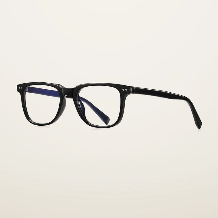 Gatenac Unisex Full Rim Square Tr 90 Titanium Reading Glasses Gxy2119 - C1