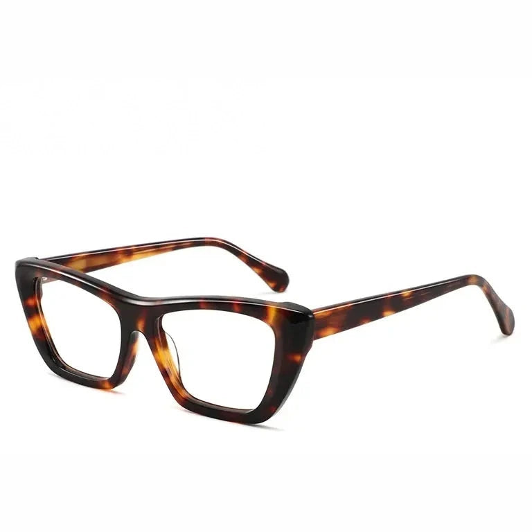 Gatenac Women's Full Rim Square Cat Eye Acetate Eyeglasses 882217 - C2