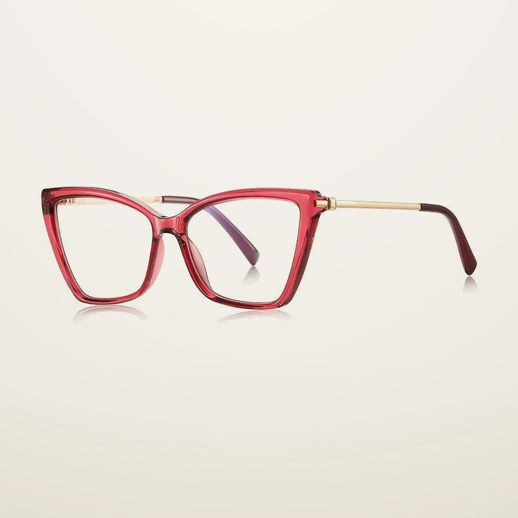 Gatenac Women's Full Rim Cat Eye Tr 90 Titanium Reading Glasses Gx2234 - C6