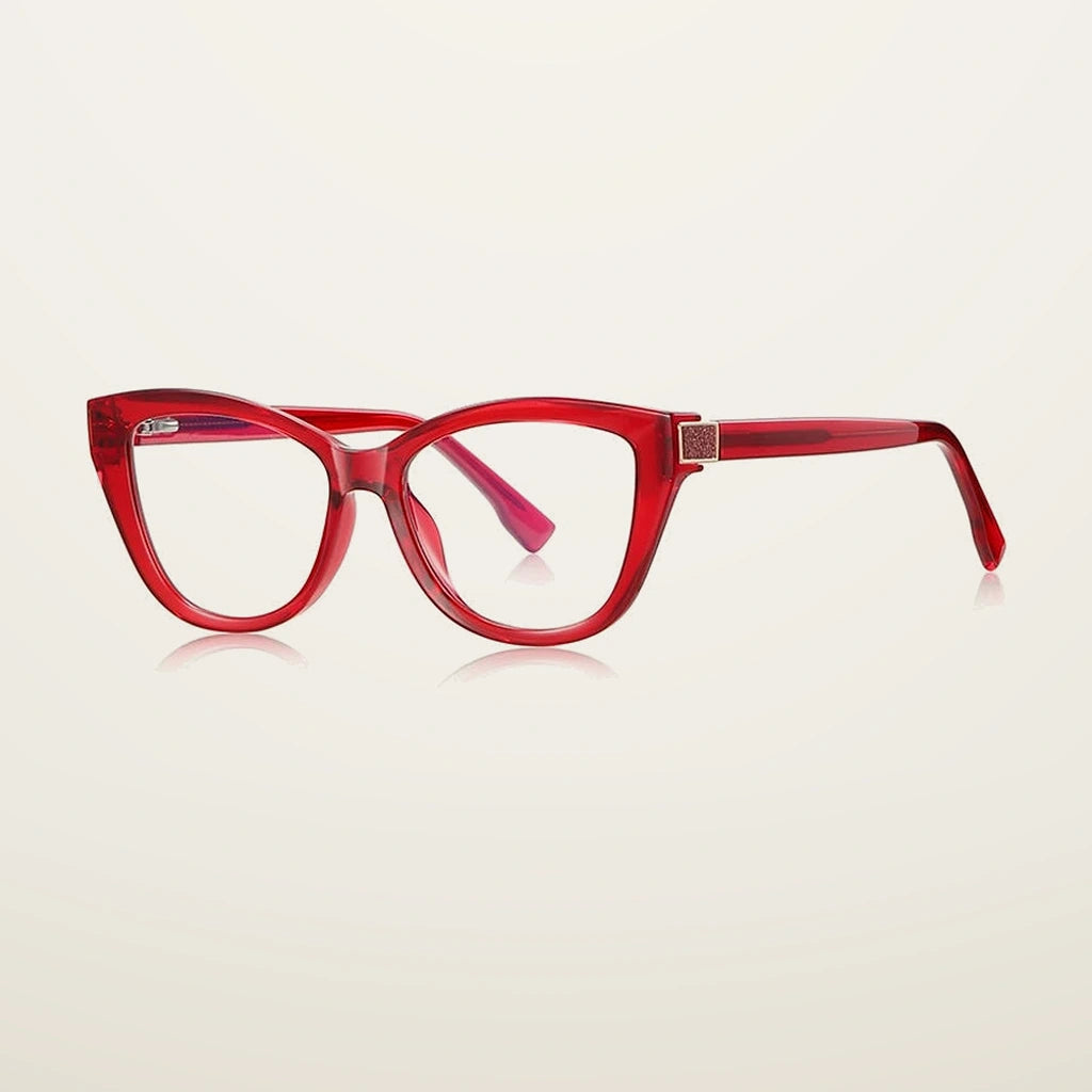 Gatenac Women's Full Rim Cat Eye Tr 90 Titanium Reading Glasses Gx2276 - C4
