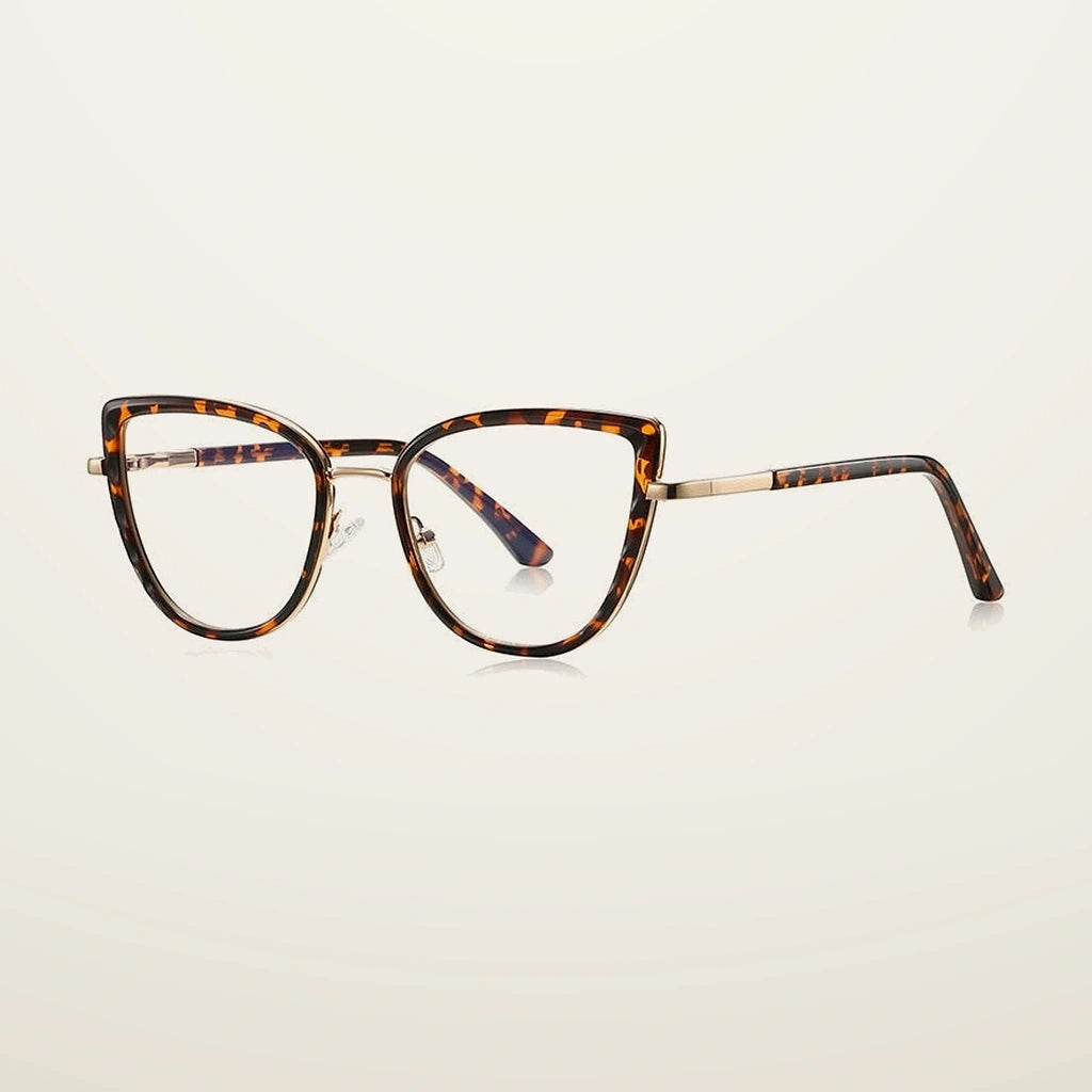 Gatenac Women's Full Rim Cat Eye Tr 90 Titanium Reading Glasses Gx3151 - C6