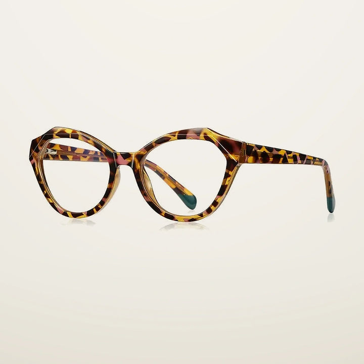 Gatenac Womens Full Rim Oval Tr 90 Titanium Reading Glasses G2141 - C3