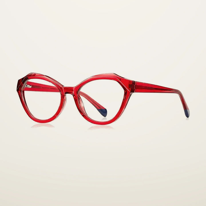 Gatenac Womens Full Rim Oval Tr 90 Titanium Reading Glasses G2141 - C4