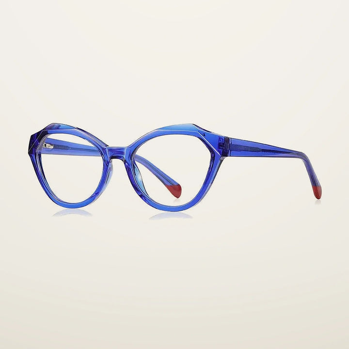 Gatenac Womens Full Rim Oval Tr 90 Titanium Reading Glasses G2141 - C6