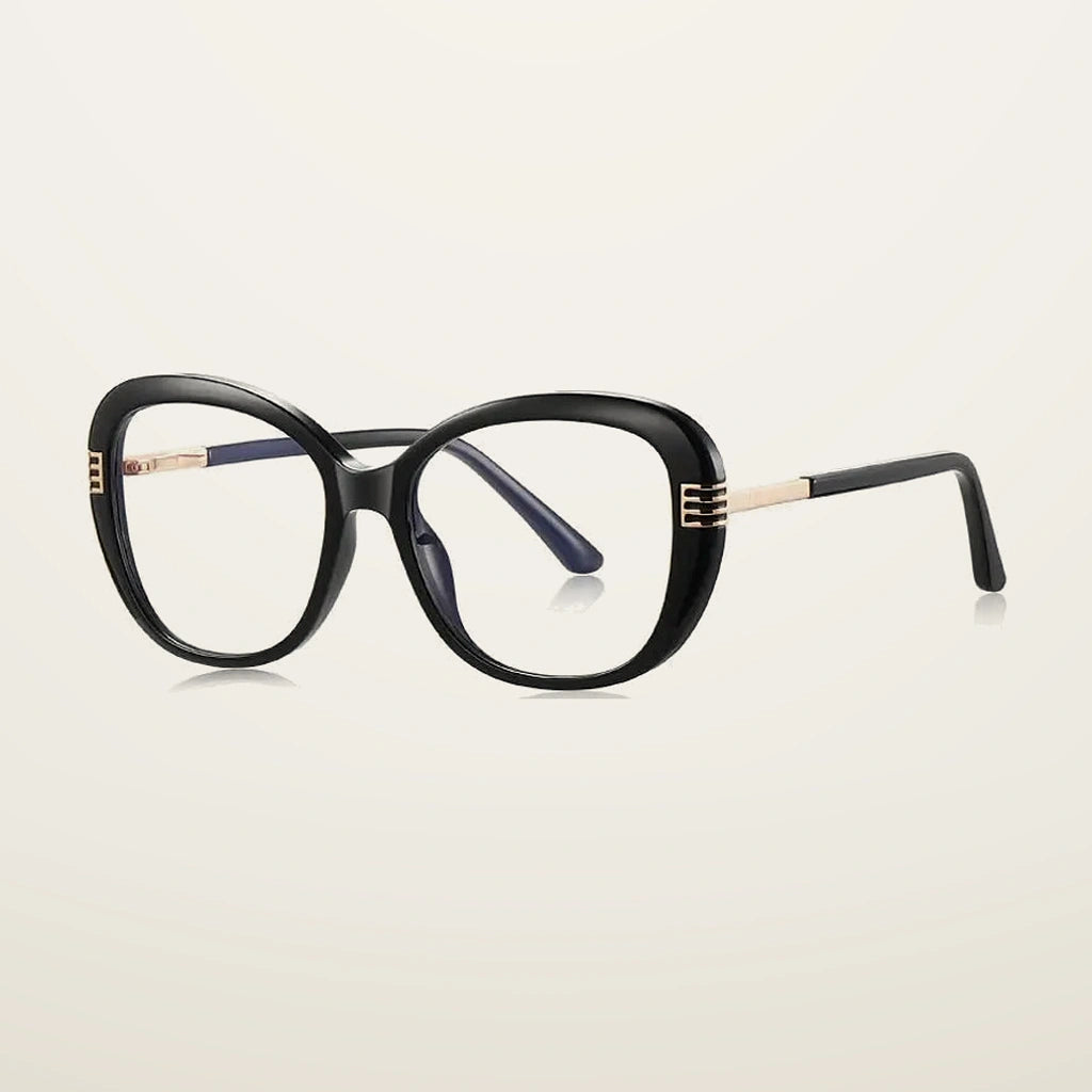 Gatenac Women's Full Rim Oval Tr 90 Titanium Reading Glasses Gxyj2265 - C1