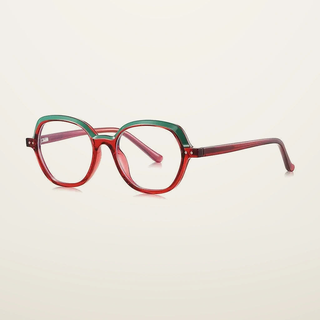 Gatenac Women's Full Rim Oval Tr 90 Titanium Reading Glasses Gxyj9051 - C5