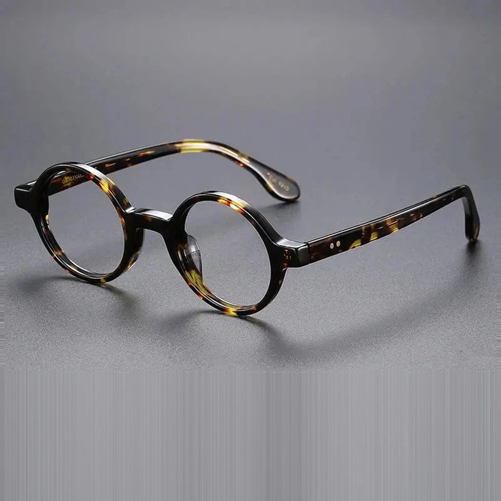 Gatenac Women's Full Rim Round Acetate Photochromic Reading Glasses G56002 - C4 Photochromic