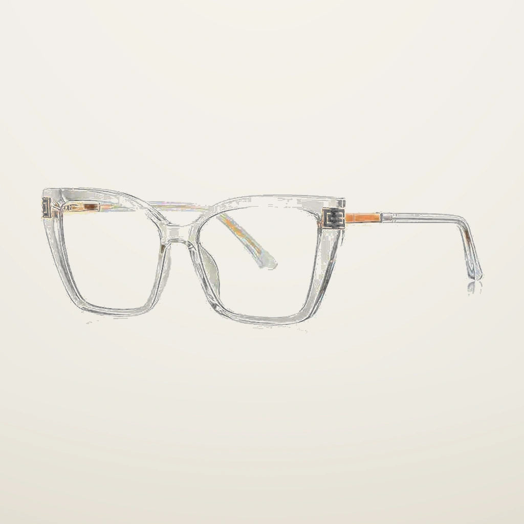 Gatenac Women's Full Rim Square Tr 90 Titanium Reading Glasses Gxy2260 - C2