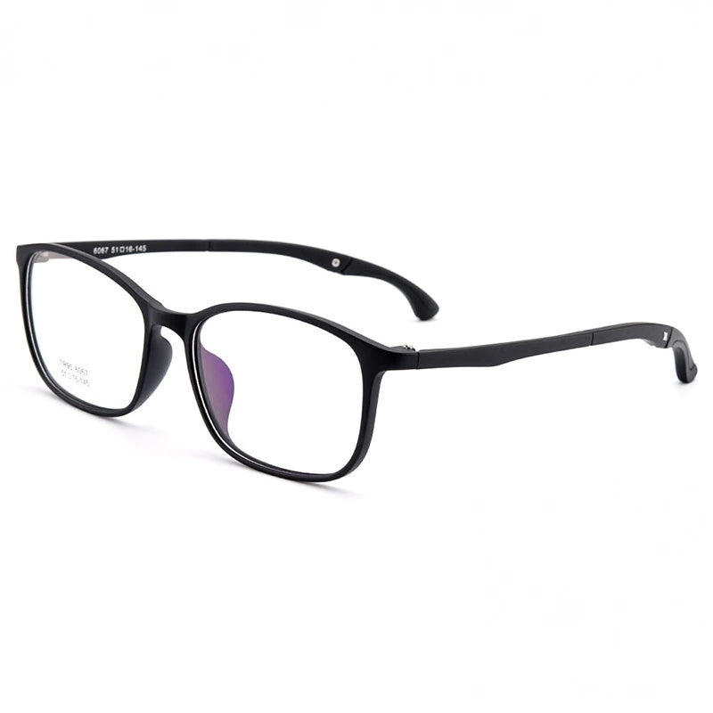 Gmei Men's Eyeglasses Ultra-Light Tr90 With Hangers Plastic M6067 - C2