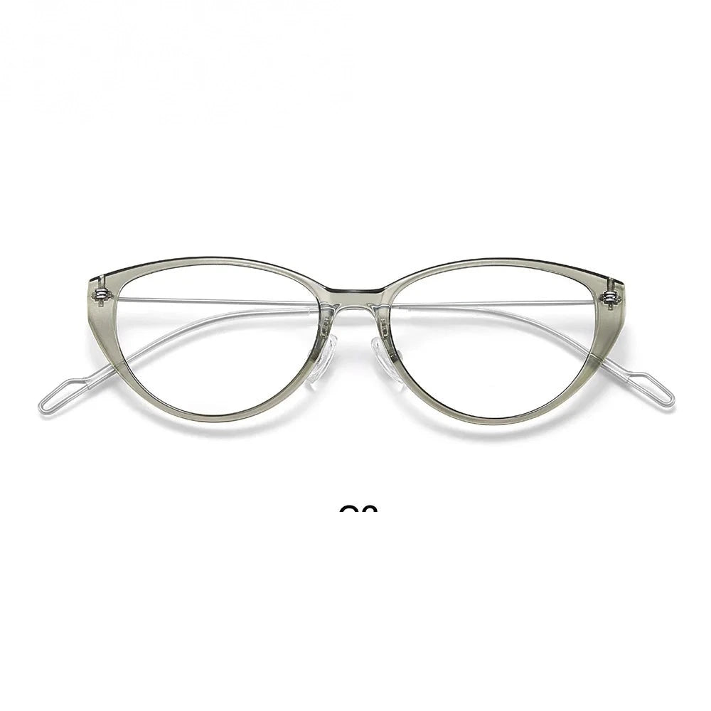 Gmei Optical Women's Full Rim Cat Eye TR90 Prescription Eyeglasses 1002 - C2