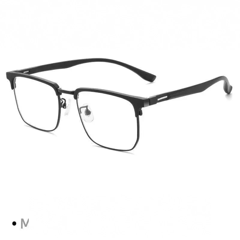 Gmei Unisex Full Rim Square Tr 90 Alloy Eyeglasses Tm12 - C1
