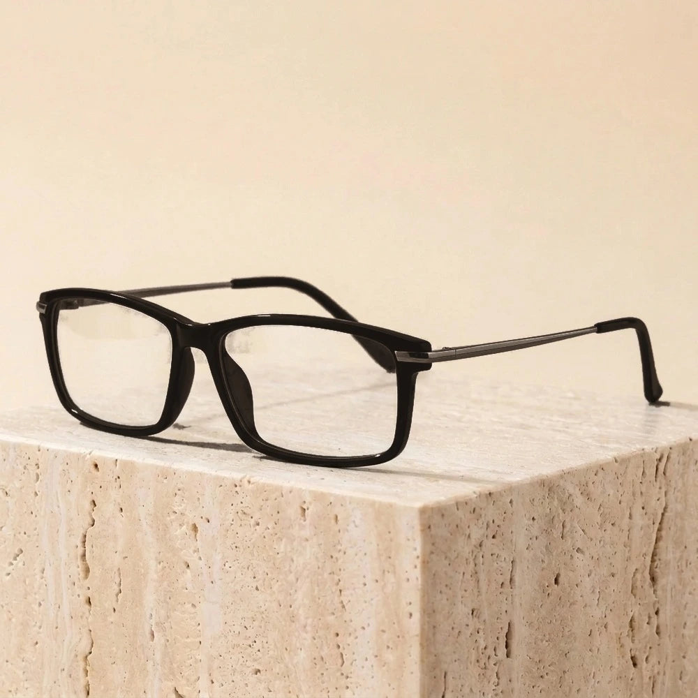Gmei Women's Full Rim Flat Top Polygon Tr 90 Titanium Eyeglasses 82006 - C2