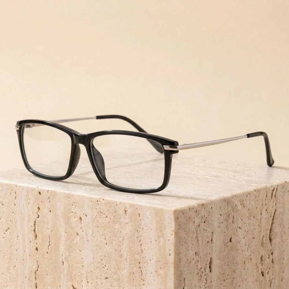 Gmei Women's Full Rim Square Tr 90 Titanium Eyeglasses 82010 - C1
