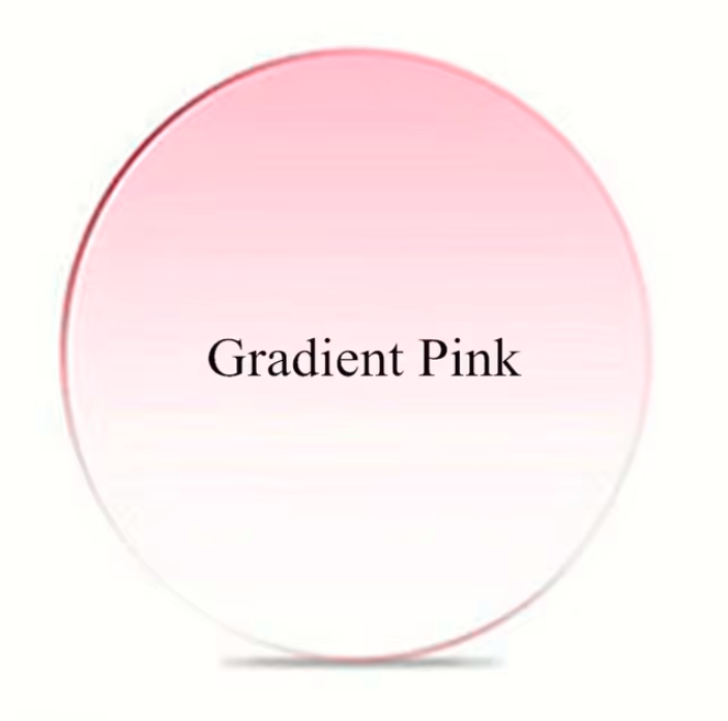 Chashma 1.67 Index MR-7 Single Vision Lenses Lenses Chashma Lenses Gradient Pink  