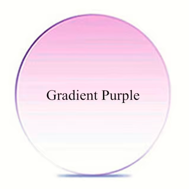 Chashma 1.67 Index MR-7 Single Vision Lenses Lenses Chashma Lenses Gradient Purple  