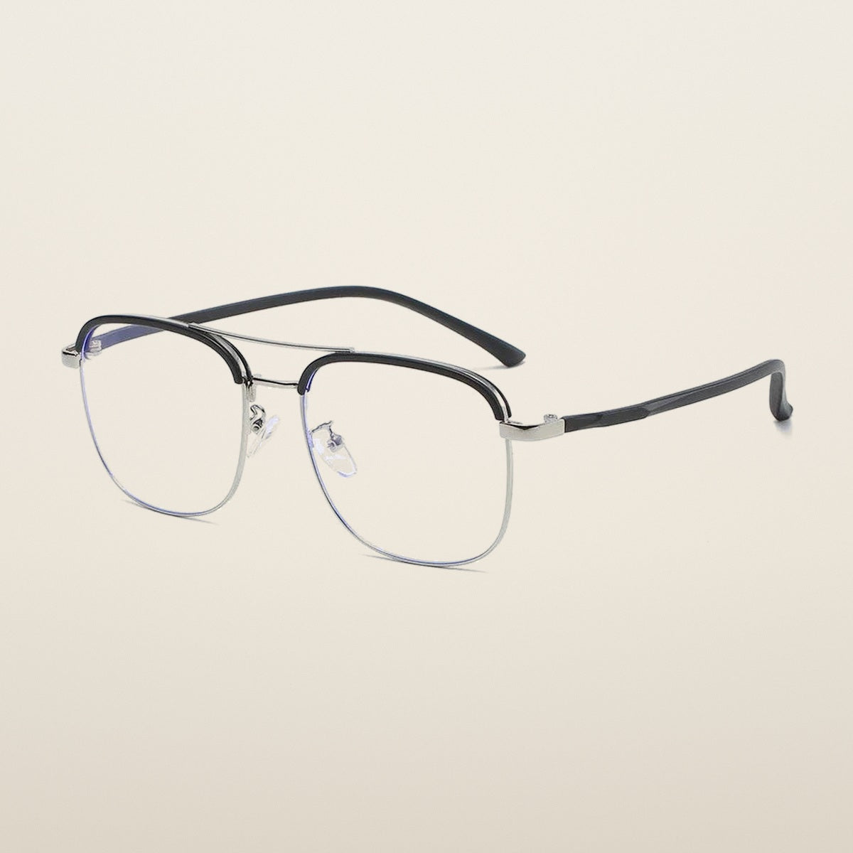 Handoer Unisex Full Rim Titanium Blue Light Prescription Eyeglasses 2871 - C4