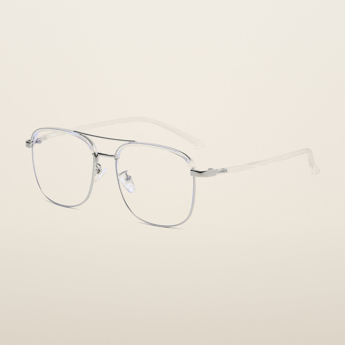Handoer Unisex Full Rim Titanium Blue Light Prescription Eyeglasses 2871 - C5