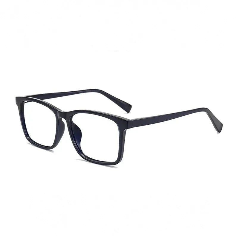 Hdcrafter Men's Full Rim Square Acetate 924200 - Glossy-Black