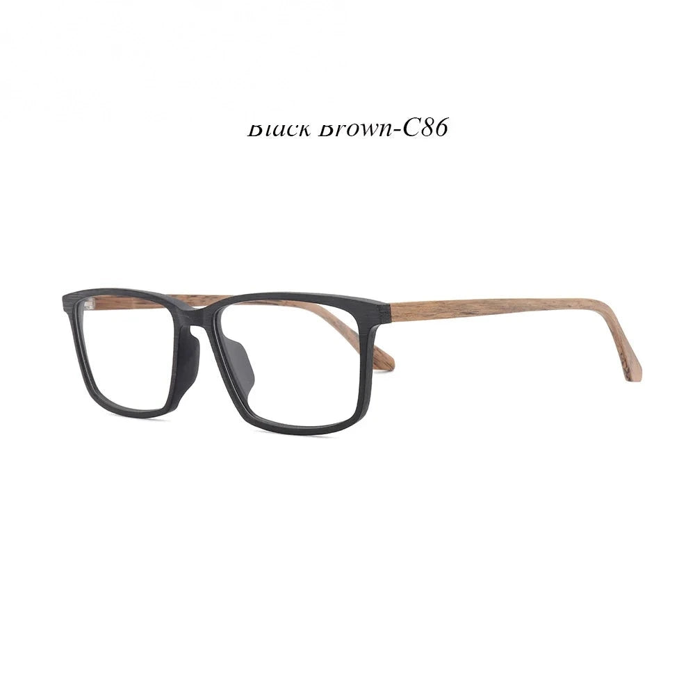 Hdcrafter Men's Full Rim Square Acetate Titanium Frames 169500 - C86