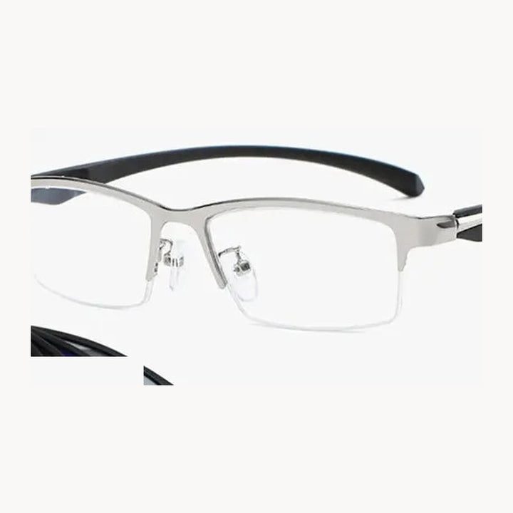 Hdcrafter Unisex Full Rim Square Acetate Frames  With Clip On Sunglasses 515670 - 2289