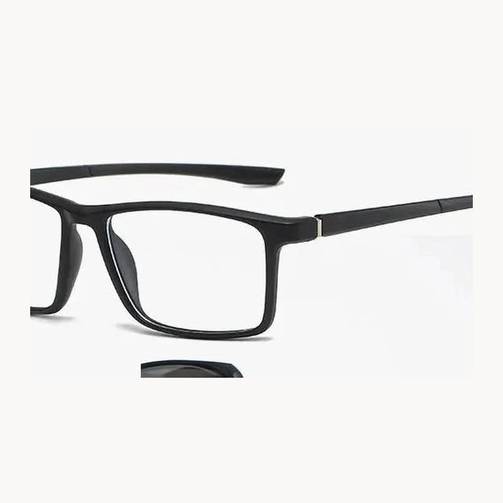 Hdcrafter Unisex Full Rim Square Acetate Frames  With Clip On Sunglasses 515670 - 2306
