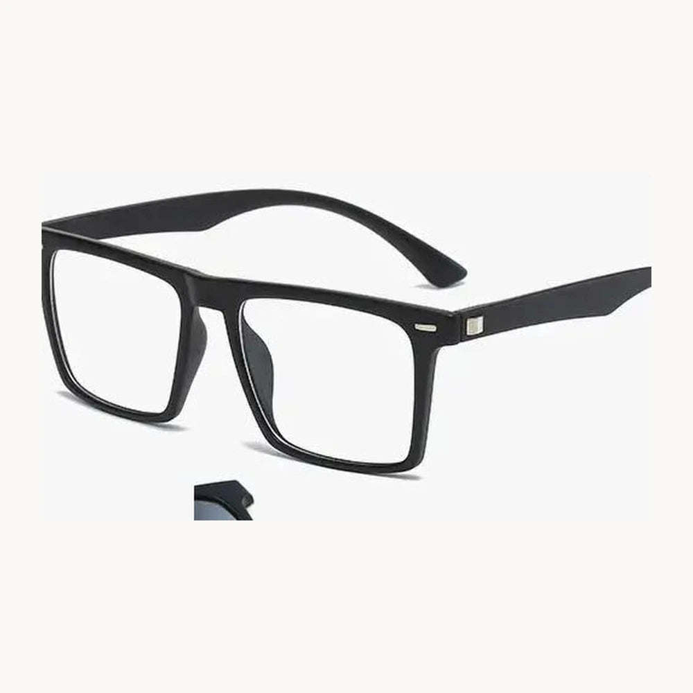Hdcrafter Unisex Full Rim Square Acetate Frames  With Clip On Sunglasses 515670 - 2313