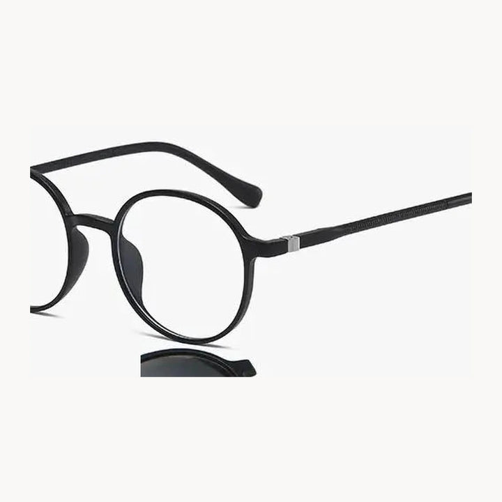 Hdcrafter Unisex Full Rim Square Acetate Frames  With Clip On Sunglasses 515670 - 2330