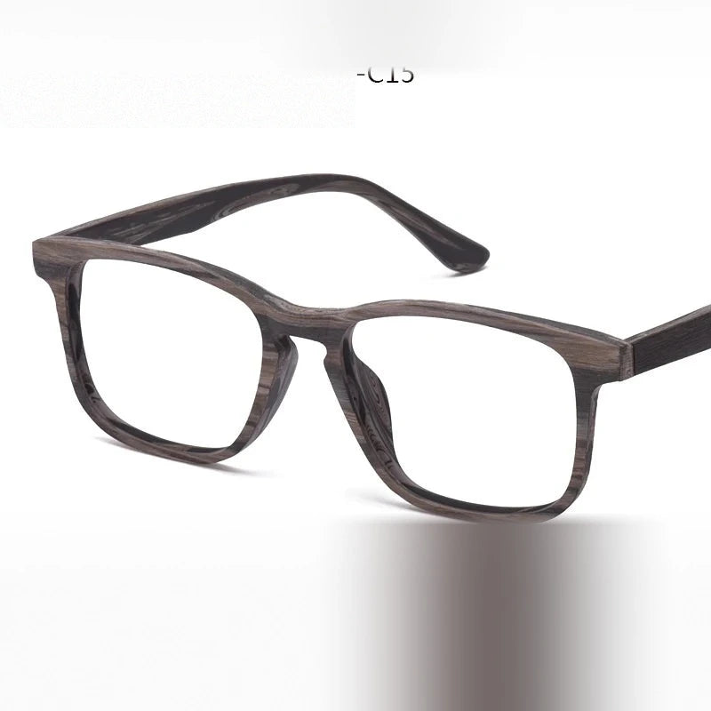 Hdcrafter Unisex Full Rim Square Acetate Frames 809800 - Grey-C15