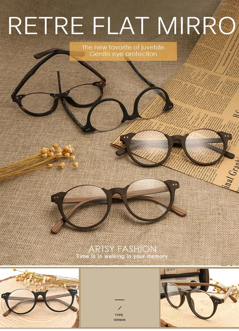 Hdcrafter Unisex Full Rim Square Wood Metal Frame Eyeglasses Ft5359 - Size Chart
