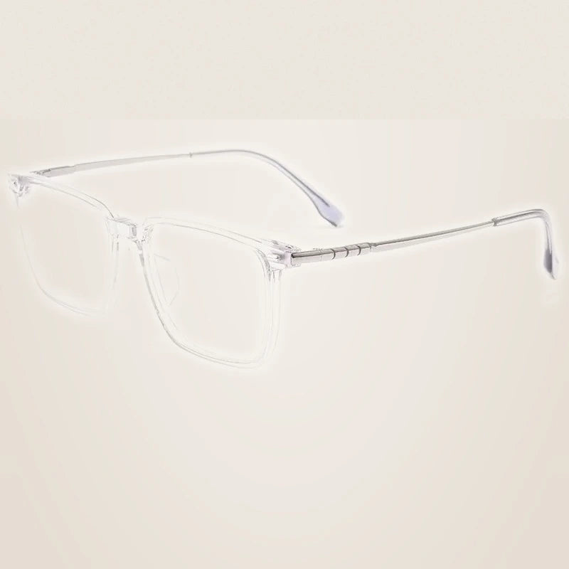 Hotochki Men's Full Rim Square Titanium Eyeglasses 948501 - C3