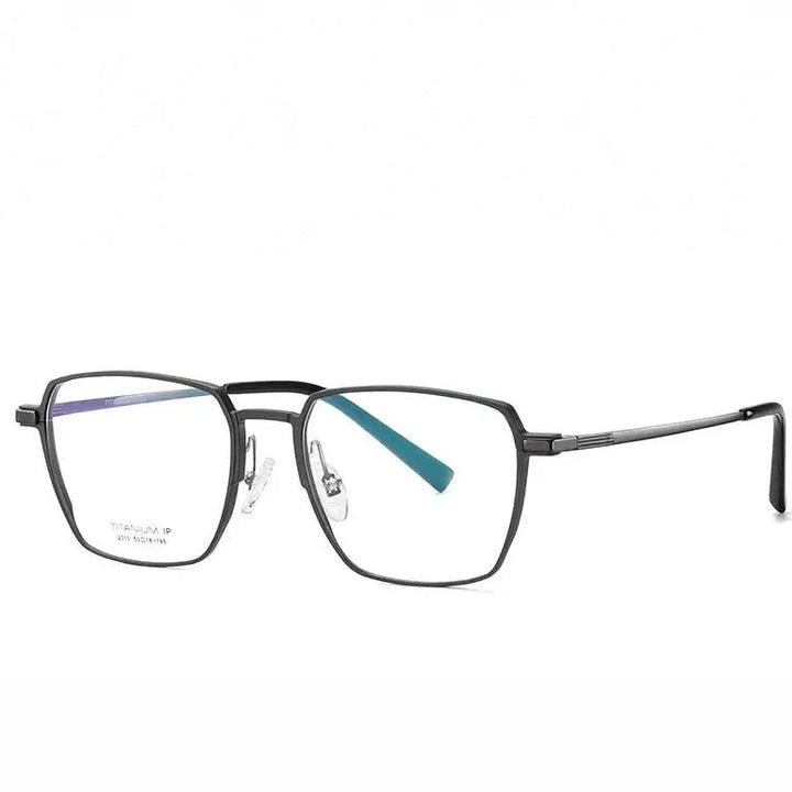 Hotochki Unisex Full Rim Polygon Al Mg Titanium Eyeglasses 772013 - C1