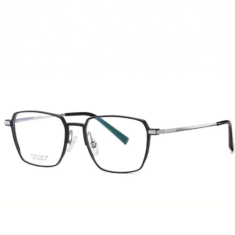 Hotochki Unisex Full Rim Polygon Al Mg Titanium Eyeglasses 772013 - C3