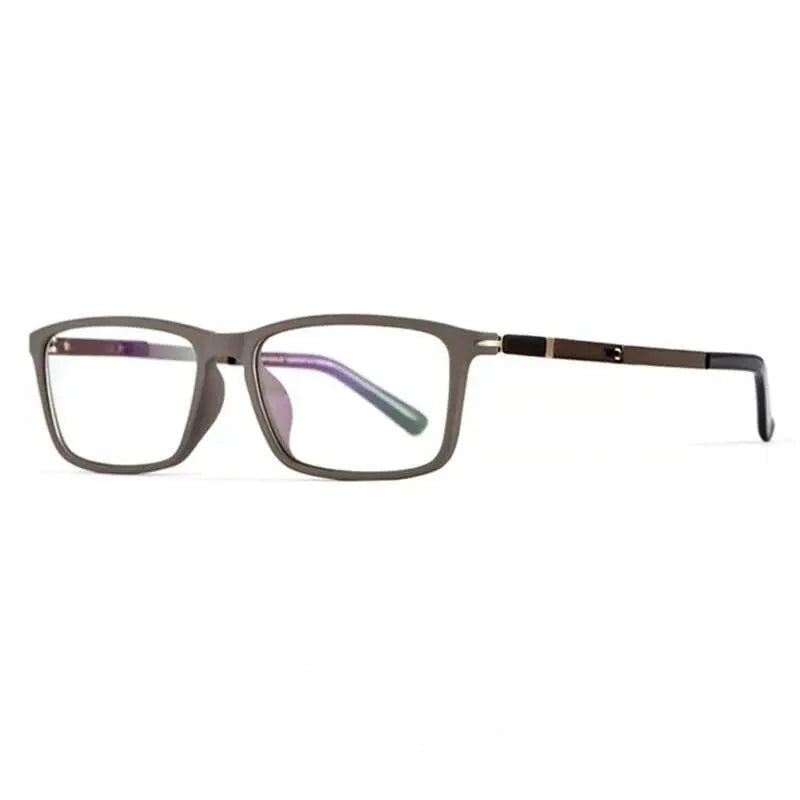 Hotochki Unisex Full Rim TR-90 Resin Frame Eyeglasses  P9164 - Auburn