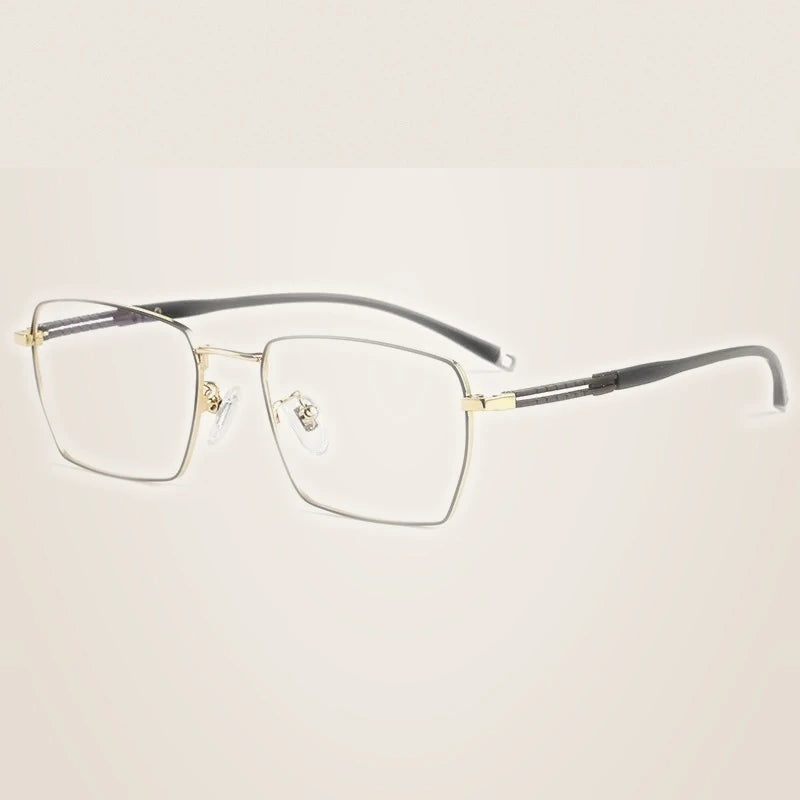 Hotochki Women's Full Rim Polygon Titanium Eyeglasses 486038 - C1