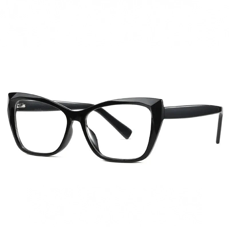 Hotochki Women's Full Rim Square Tr 90 Eyeglasses 942002 - black