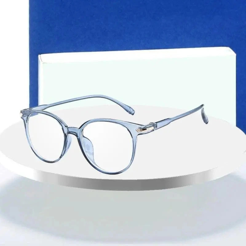 Hotochki Women's Full Rim Transparent Plastic Frame Eyeglasses 15959 - transparent