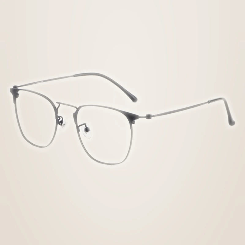 Hotony Unisex Full Rim Alloy Prescription Eyeglasses 88006 - black