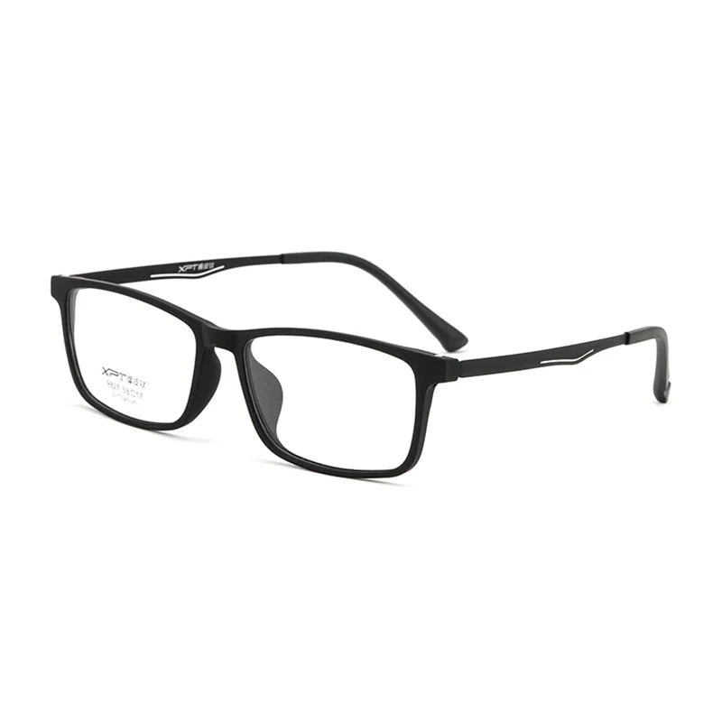 Hotony Unisex Full Rim Lightweight Titanium Prescription Eyeglasses 9827 - black