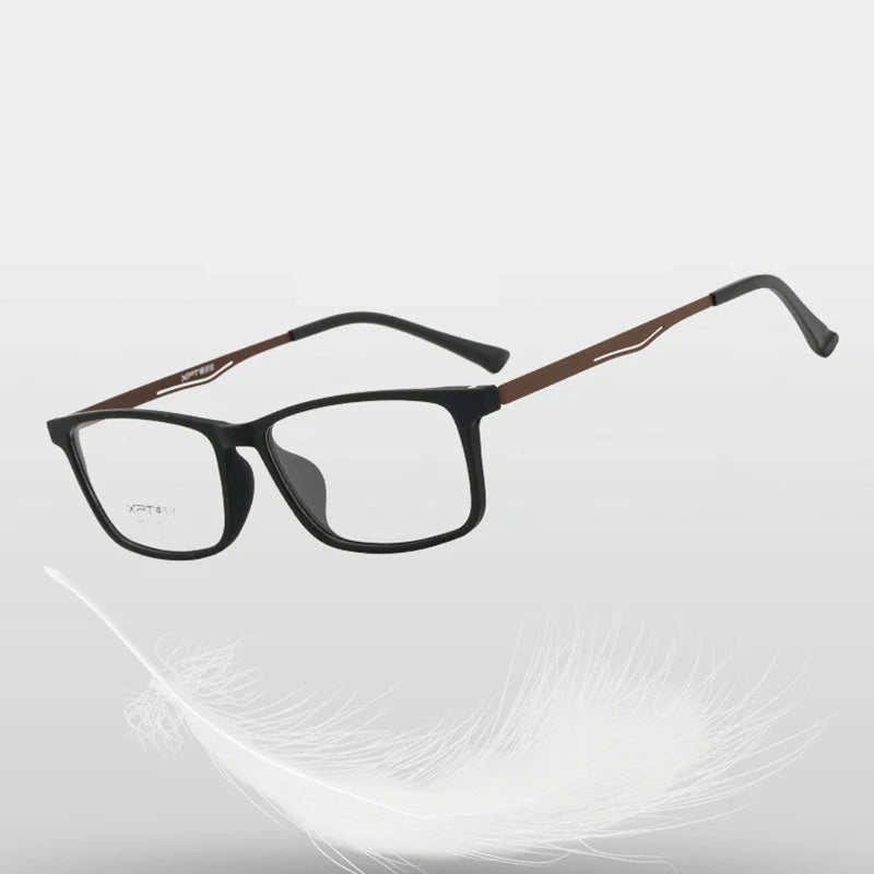 Hotony Unisex Full Rim Lightweight Titanium Prescription Eyeglasses 9827 - Size Chart