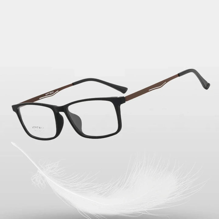 Hotony Unisex Full Rim Lightweight Titanium Prescription Eyeglasses 9827 - Size Chart