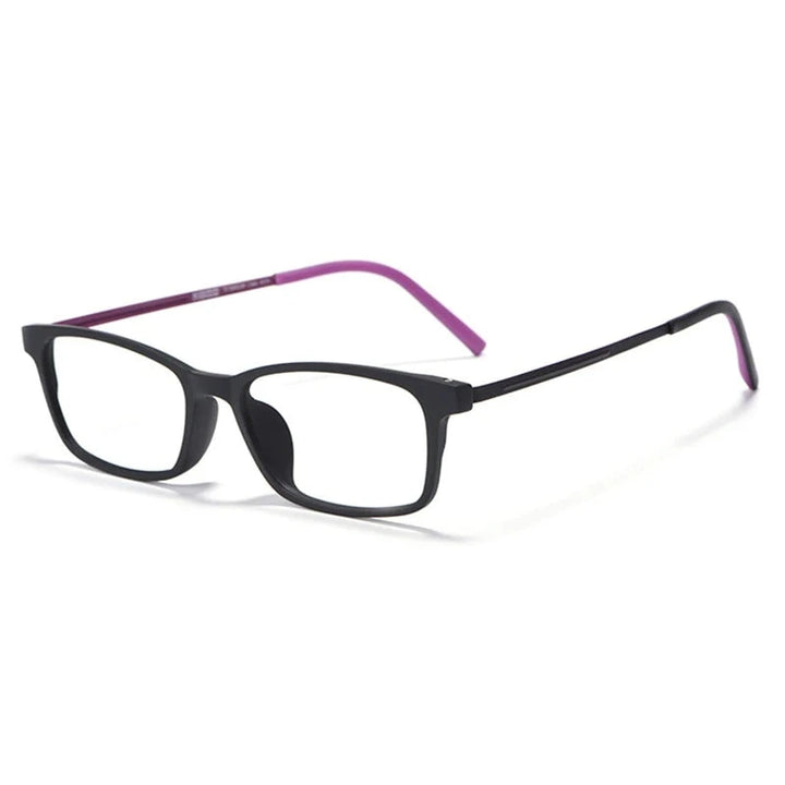Hotony Unisex Full Rim Pure Titanium Prescription Eyeglasses 8802 - PURPLE