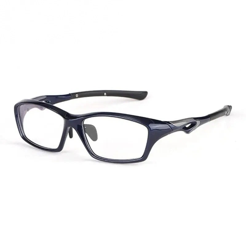 Hotony Unisex Full Rim Rectangular TR 90 Resin Sport Frame Eyeglasses 5139/40 - 5139-Deep Blue