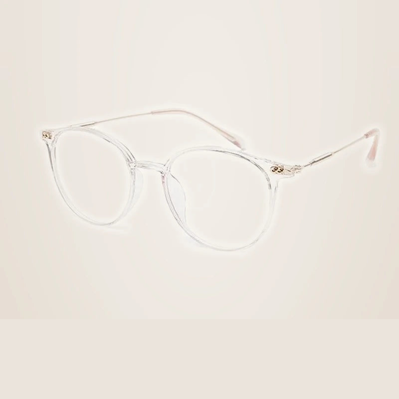 Hotony Unisex Full Rim Round Acetate Alloy Frame Eyeglasses - C9