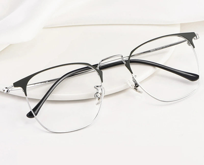 Hotony Unisex Full Rim Round Square Alloy Frame Eyeglasses 88006 - Size Chart