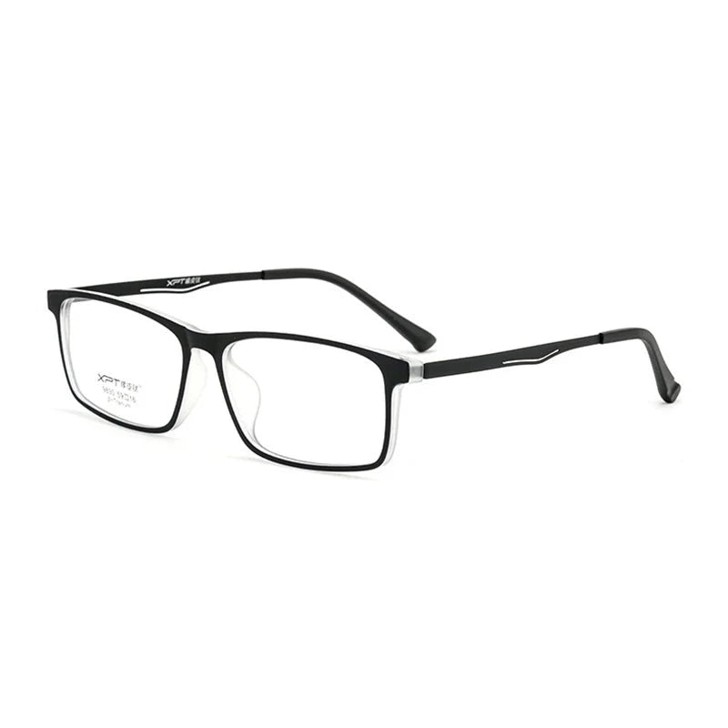 Hotony Unisex Full Rim Titanium Prescription Eyeglasses 9830 - WHITE