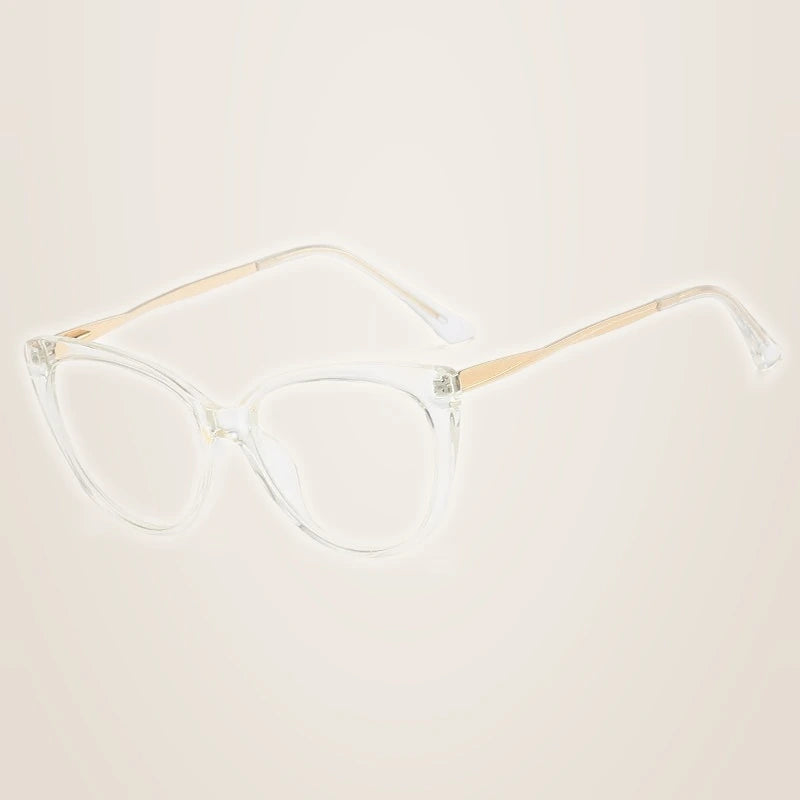 Hotony Women's Full Rim Blue Light Prescription Eyeglasses 92388 - C4