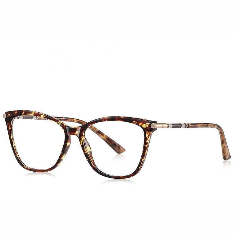 Kansept Unisex Full Rim Butterfly Tr 90 Metal Frames 152110 - LS211-DEMI