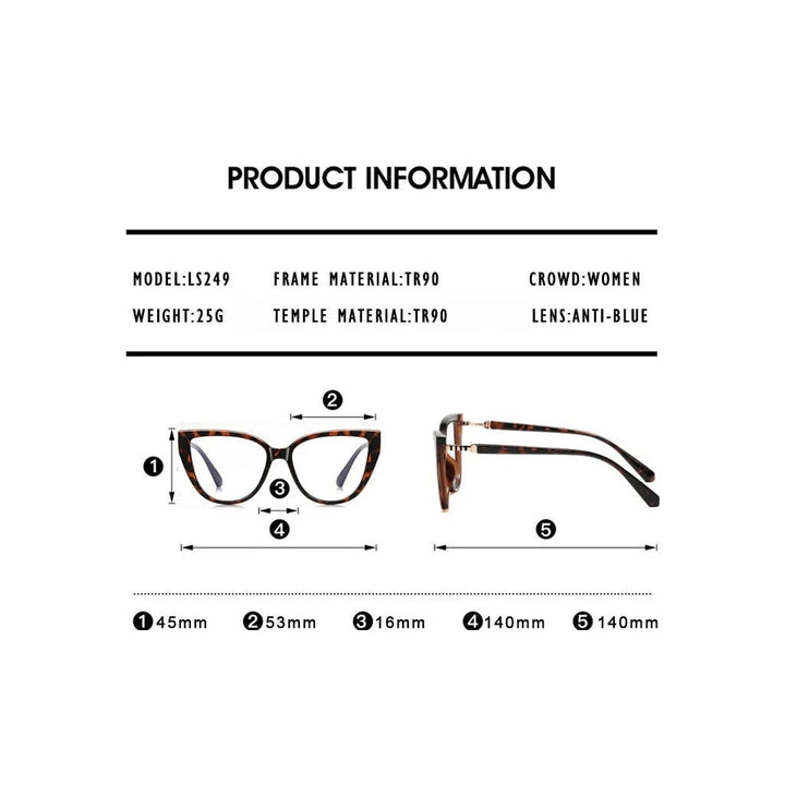 Kansept 152490 Eyeglasses — Frame Dimensions and Sizing Chart